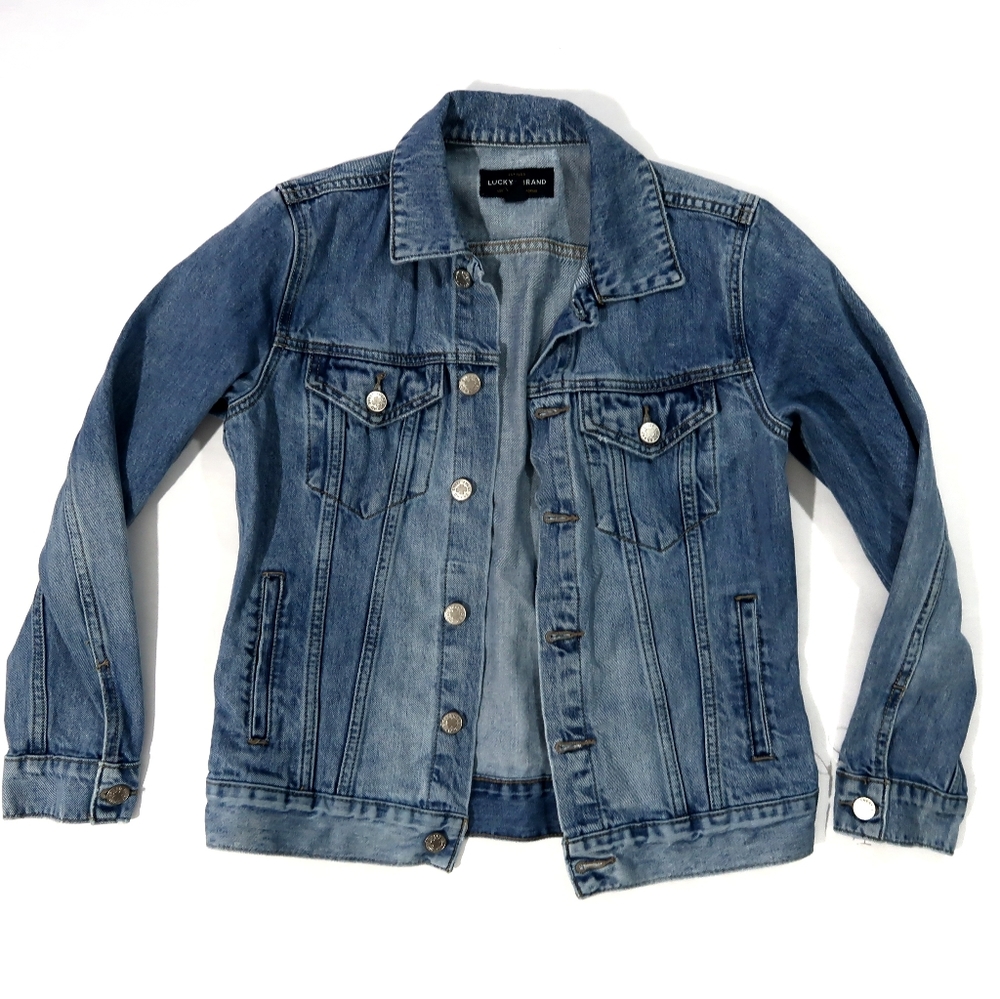LUCKY BRAND Womens S/P Jean Jacket